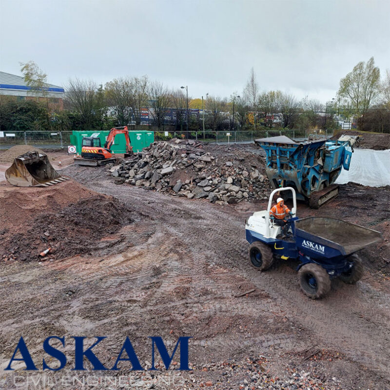 Works are progressing well at CNG Castleford Askam